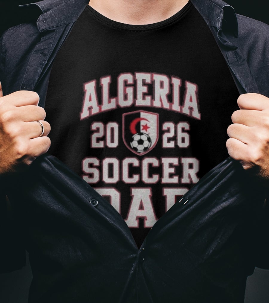 Algeria 2026 Soccer Dad Fan Gear T-Shirt
