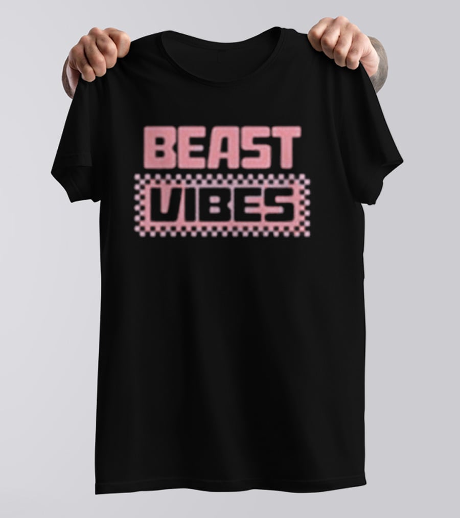 Beast Vibes Wave Pink T-Shirt