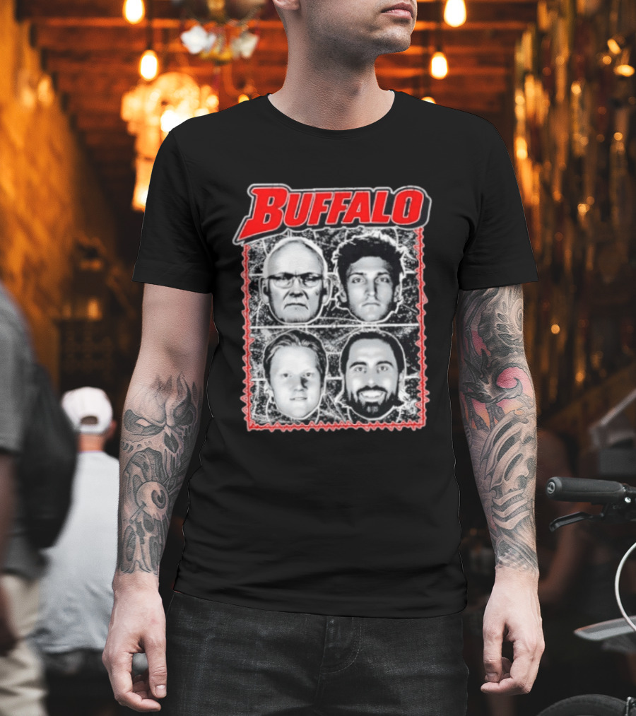 Buffalo Sabres Buffalo Wagons Tour Faces T-Shirt