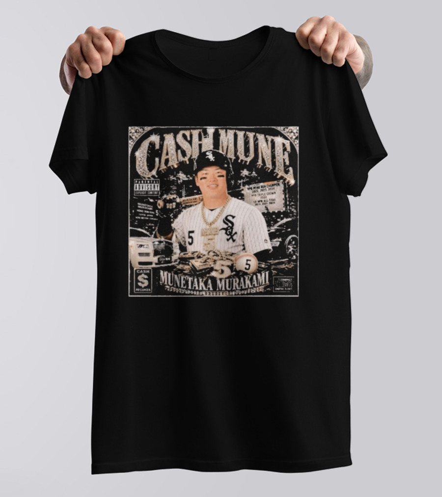 Cash Mune Munetaka Murakami Chicago White Sox Champion Baseball Player T-Shirt