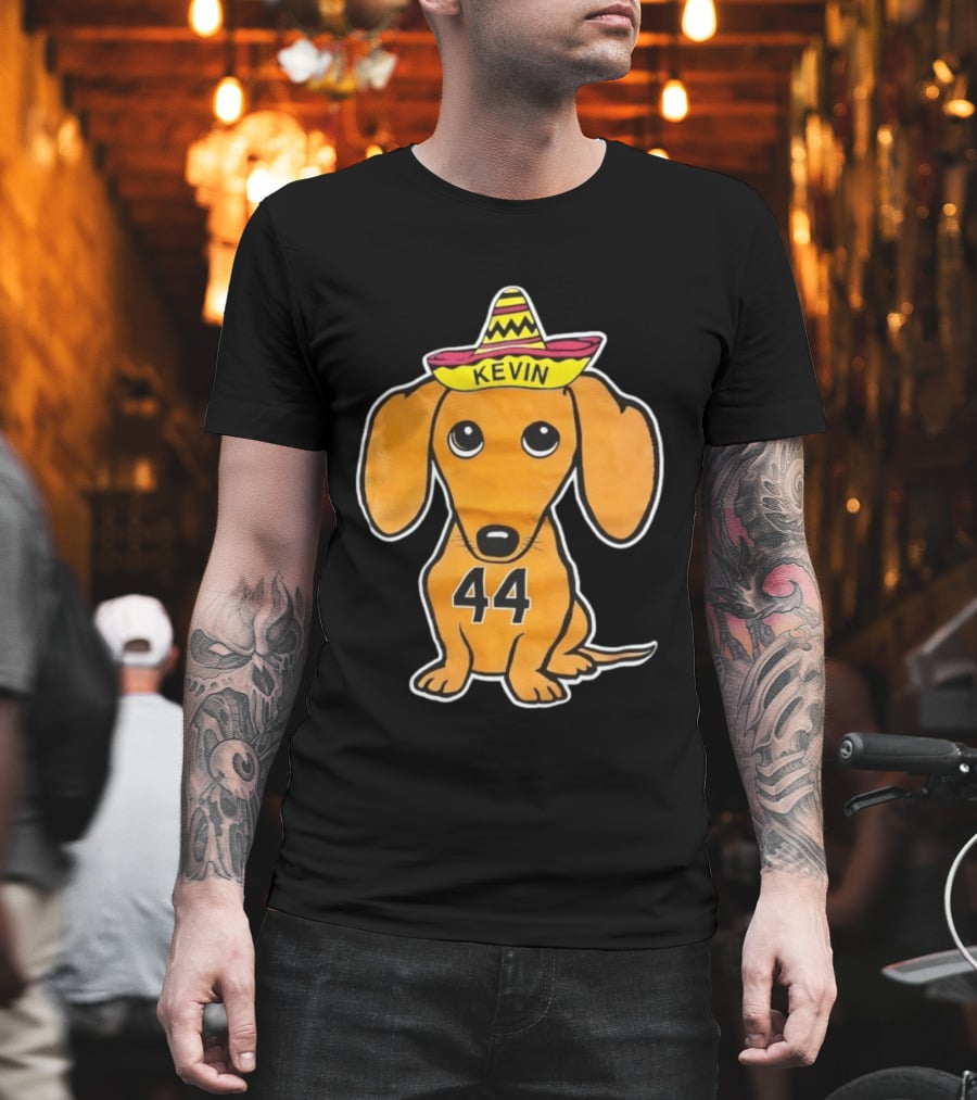 Cinco De Mayo Wiener Dog Kevin Sombrero 44 T-Shirt