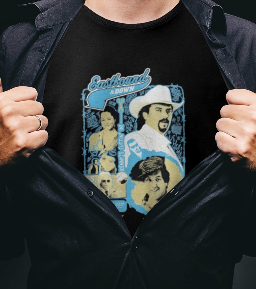 Eastbound And Down Kenny's Cuttin' In Two Rules To Live By T-Shirt