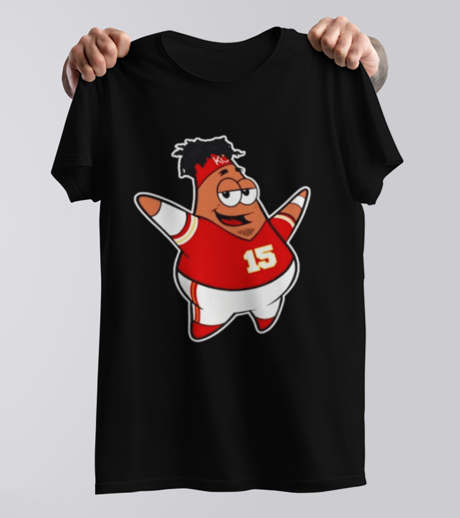 Patrick Star Mahomes 15 Kansas City Chiefs T-Shirt