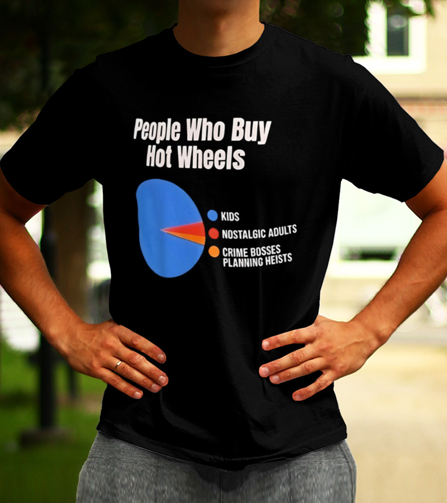 People Who Buy Hot Wheels Kids Nostalgic Adults Crime Bosses Planning Heists T-Shirt