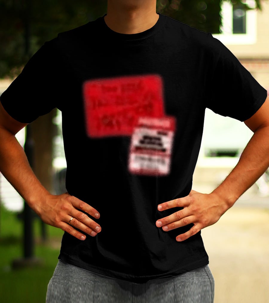Revealed Clothing Hardwell Sticker Tour 2026 Red Visions T-Shirt