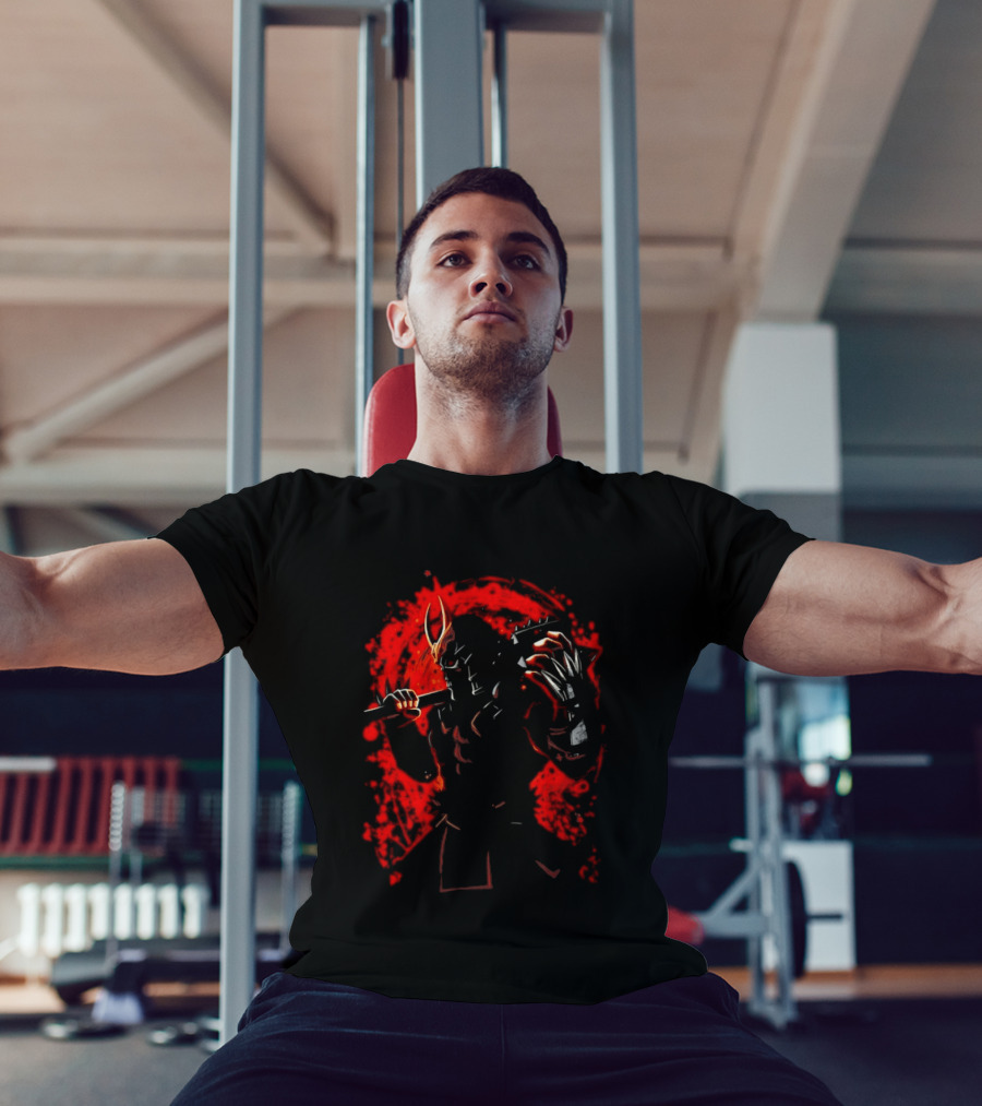 Shao Kahn Mortal Kombat Emperor Of Outworld Warrior Red T-Shirt