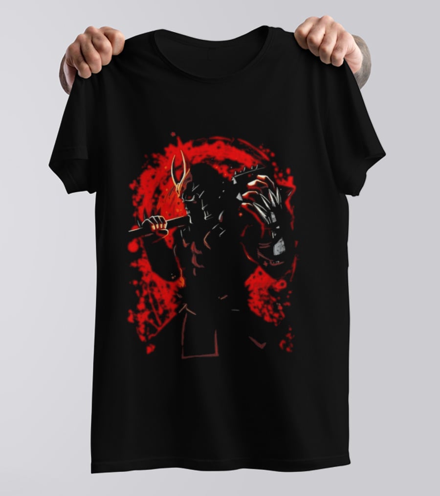 Shao Kahn Mortal Kombat Emperor Of Outworld Warrior Red T-Shirt