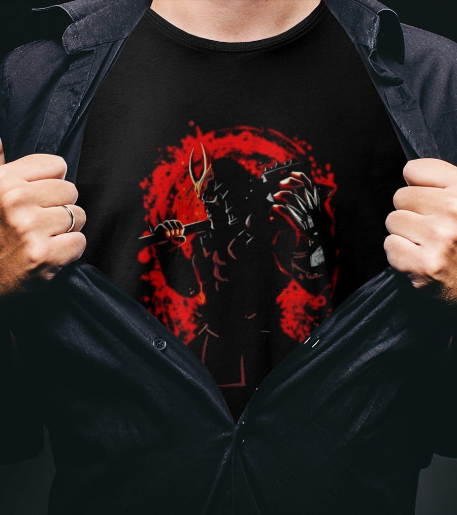 Shao Kahn Mortal Kombat Emperor Of Outworld Warrior Red T-Shirt