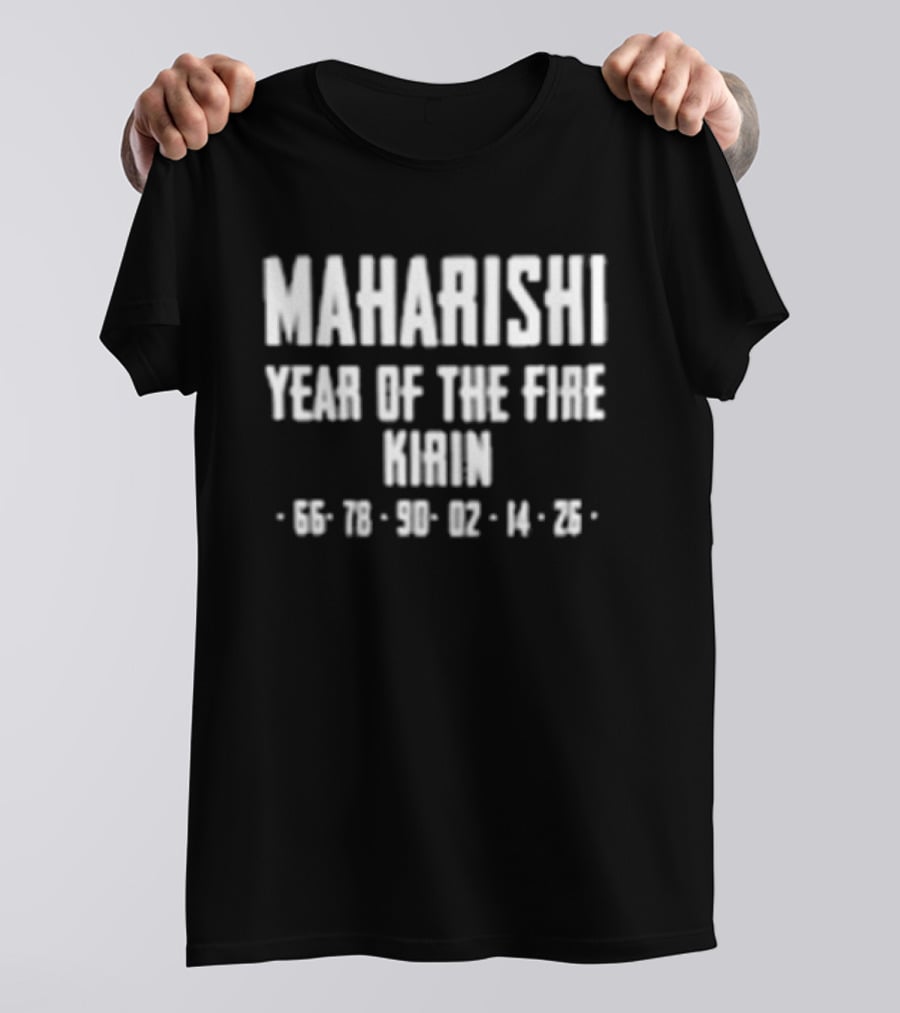 Maharishi Year Of The Fire Kirin 55 62 02 25 T-Shirt