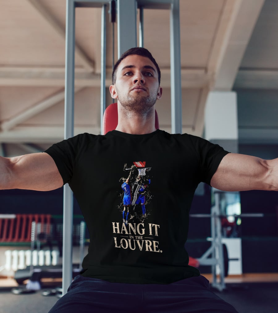 Victor Wembanyama Wemby Rising Above Chet And SGA Hang It In The Louvre T-Shirt