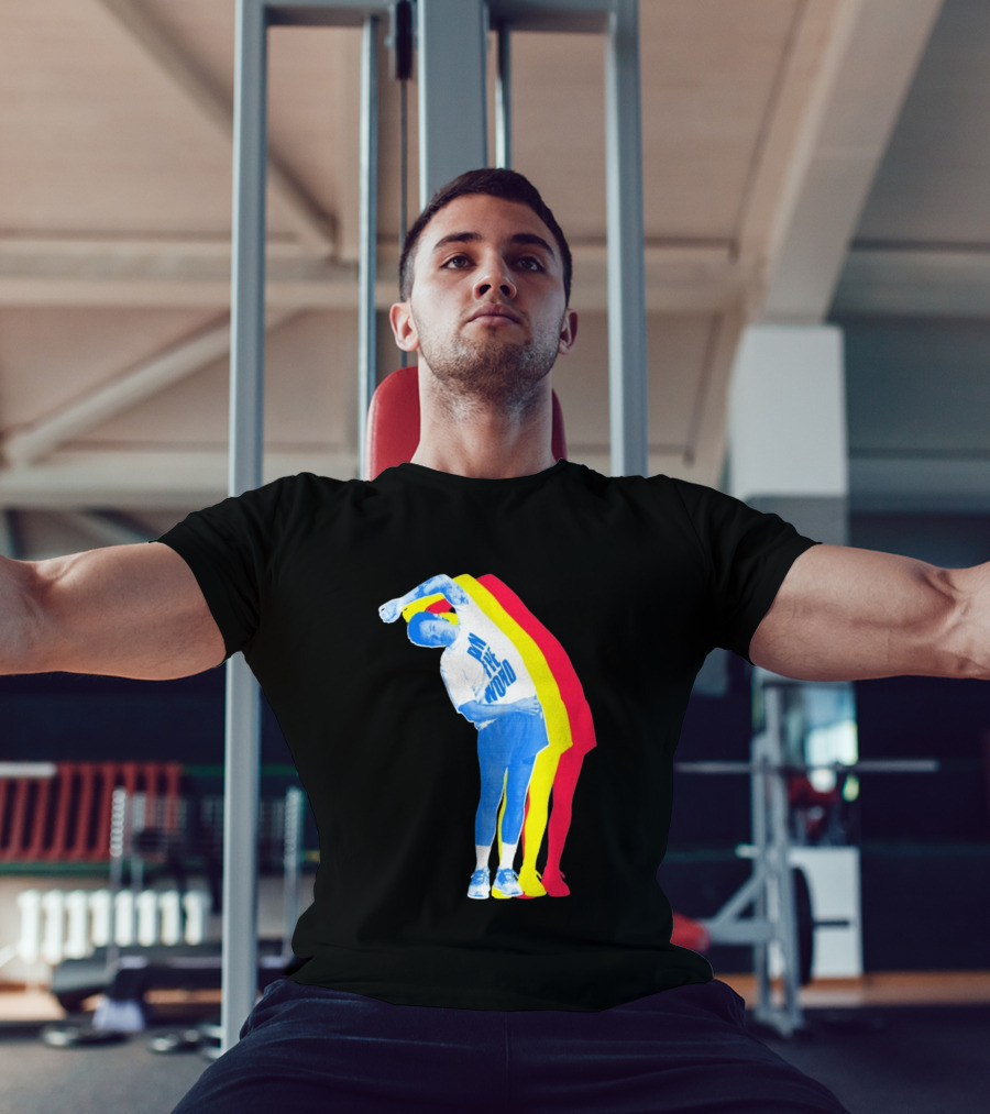 BNLDFWD Stretch Harry Retro Colorful Fitness Vibes T-Shirt