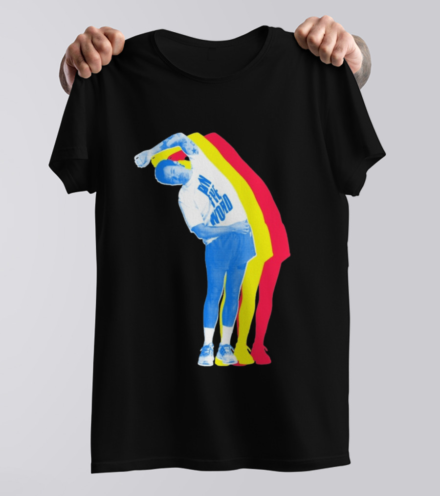 BNLDFWD Stretch Harry Retro Colorful Fitness Vibes T-Shirt