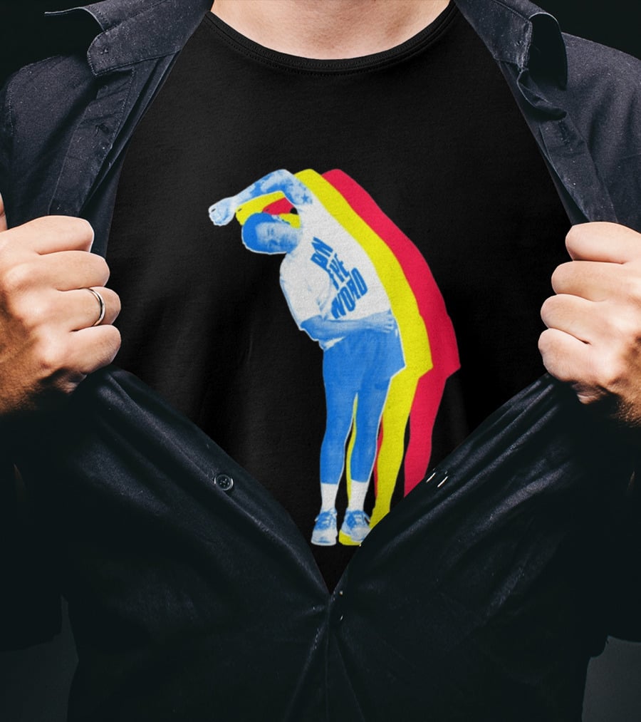 BNLDFWD Stretch Harry Retro Colorful Fitness Vibes T-Shirt