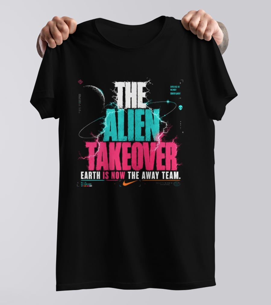 Victor Wembanyama NBA Nike The Alien Takeover Earth Is Now The Away Team T-Shirt
