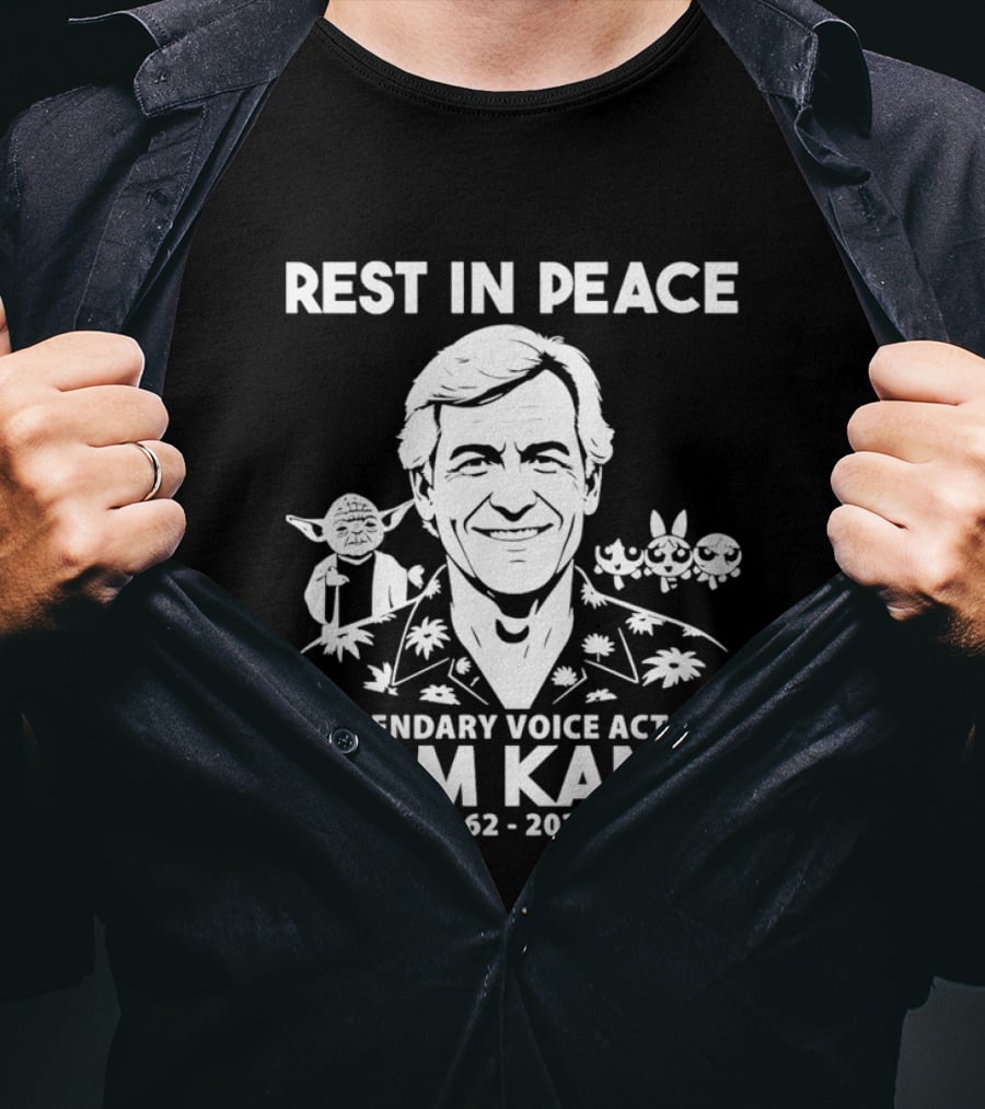 Rest In Peace Legendary Voice Actor Tom Kane 1962 2026 Memorial Yoda T-Shirt