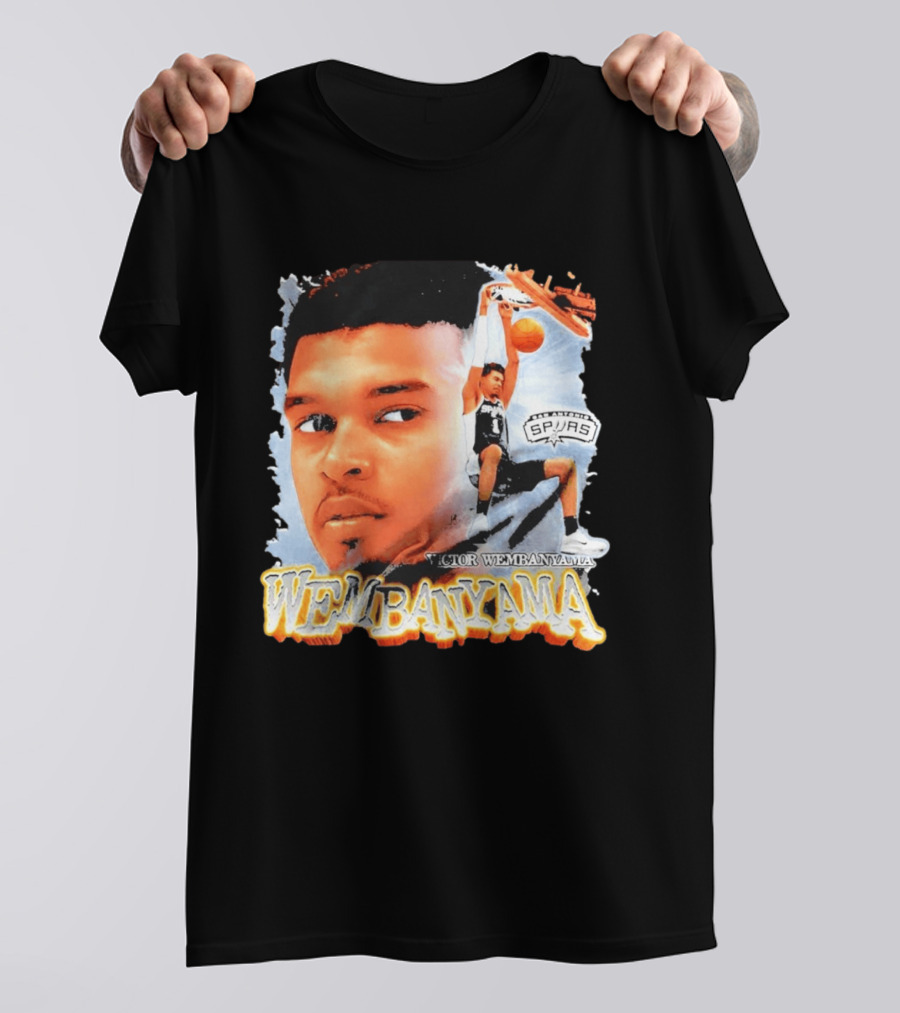 Victor Wembanyama San Antonio Spurs Basketball 2026 T-Shirt