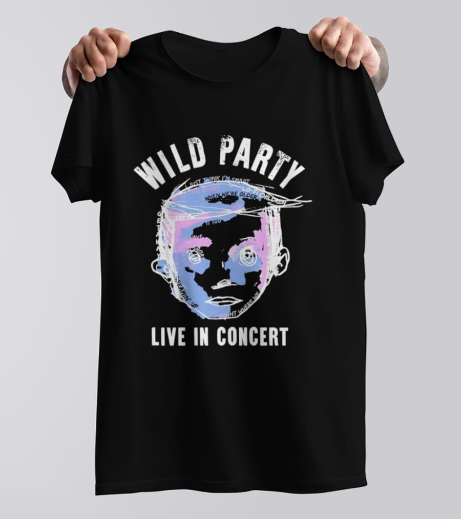Wild Party Live In Concert Lo Fi First Night Too Short T-Shirt