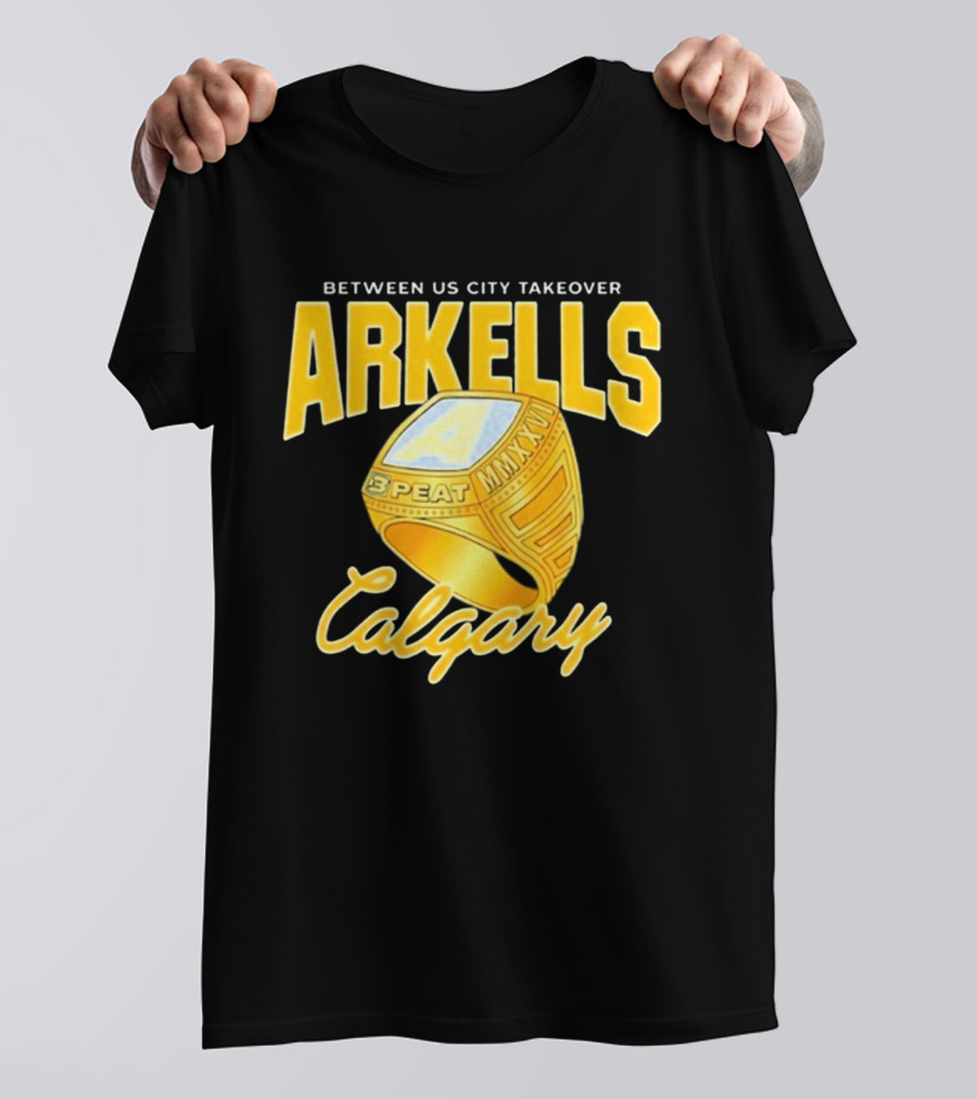 Arkells Between Us City Takeover 3 Peat Calgary T-Shirt