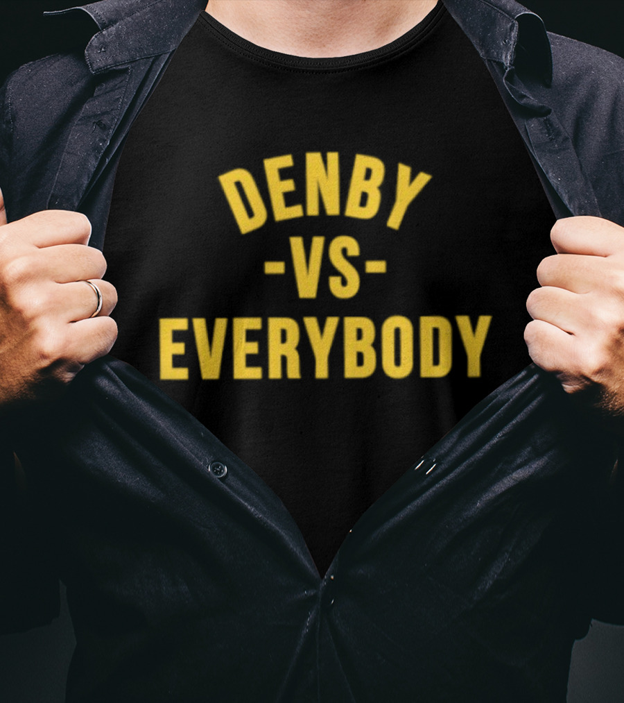 Denby Vs. Everybody Bold Yellow T-Shirt