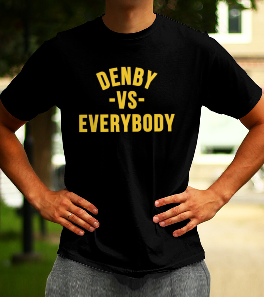 Denby Vs. Everybody Bold Yellow T-Shirt