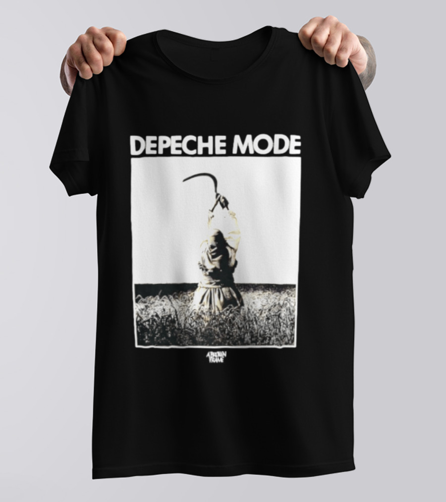 Depeche Mode A Broken Frame Album Wheat Field Scythe Image T-Shirt