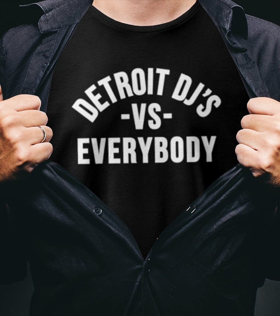 Detroit DJ's Vs Everybody Music Scene T-Shirt