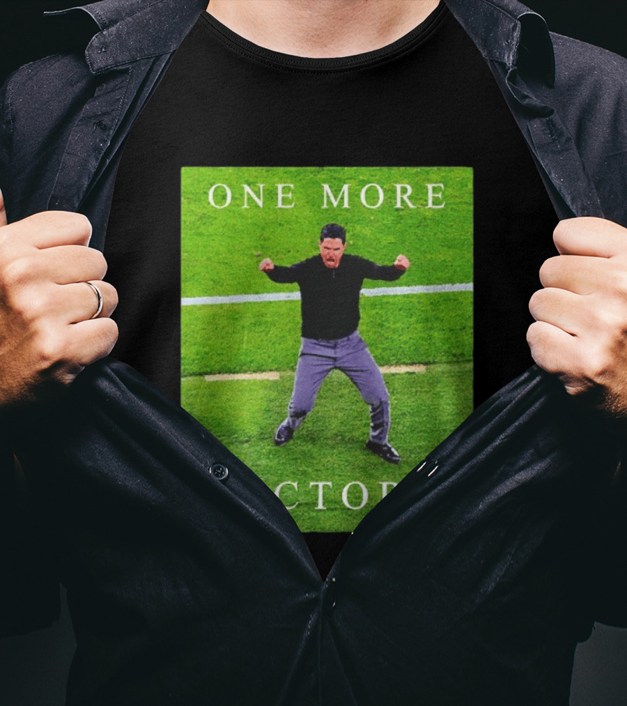 Arsenal Mikel Arteta One More Victory Celebration T-Shirt