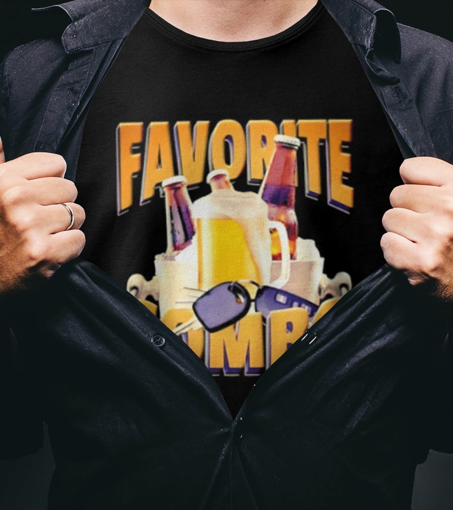 Favorite Combo Beer 90s Bootleg Bottles And T-Shirt