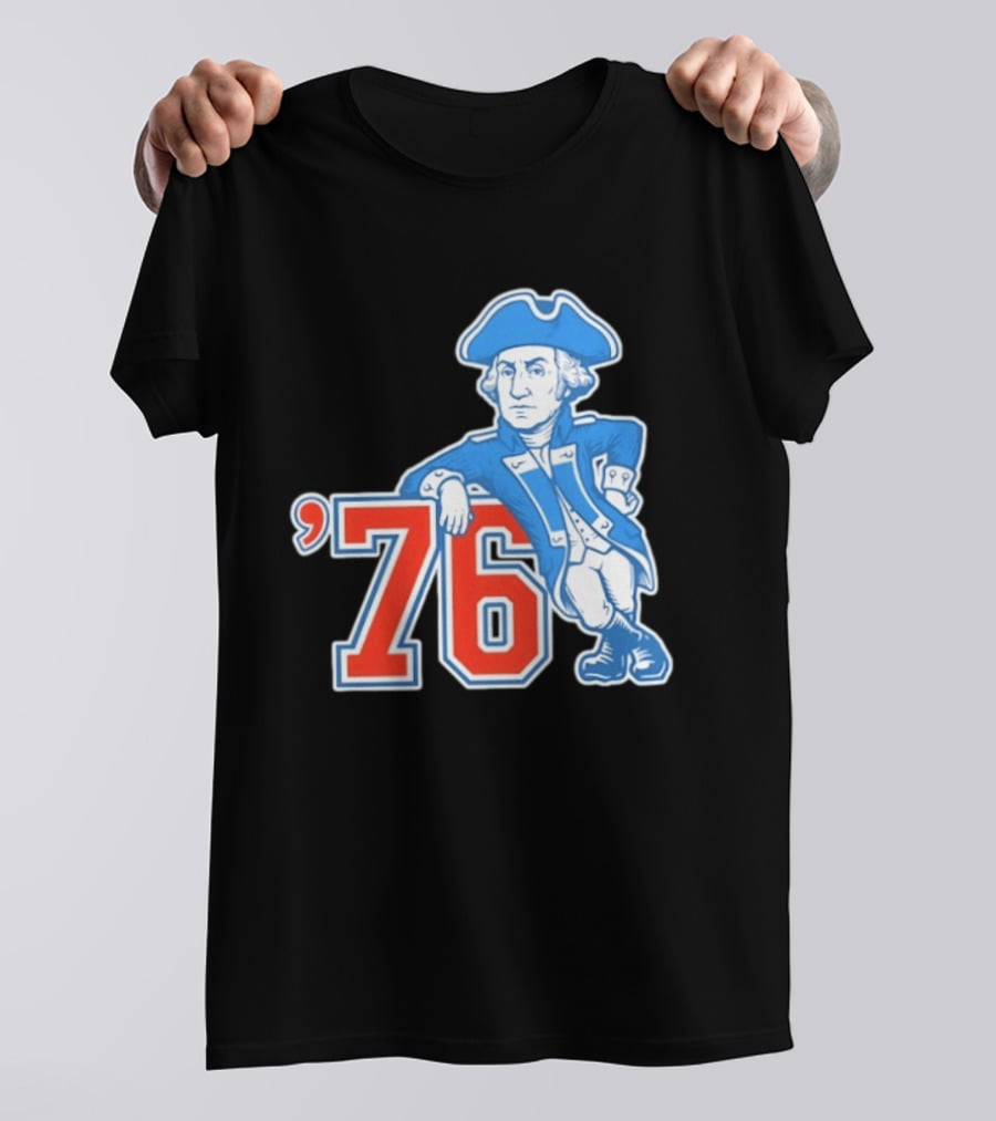 George Washington Bicentennial 1776 1976 Retro Style Patriot T-Shirt