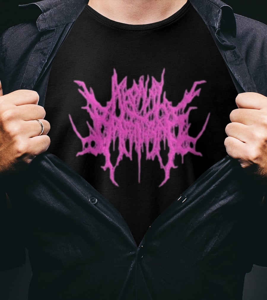 Reality Fade Agonal Breathing Pink Distorted T-Shirt