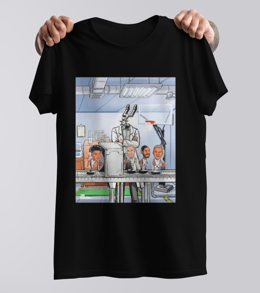 San Antonio Spurs Factory Laboratory Producing Star Players T-Shirt