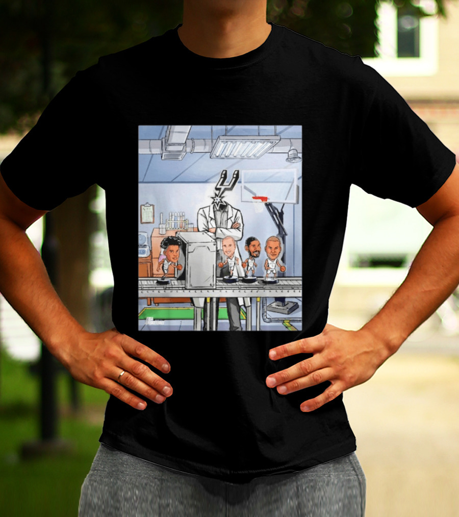 San Antonio Spurs Factory Laboratory Producing Star Players T-Shirt