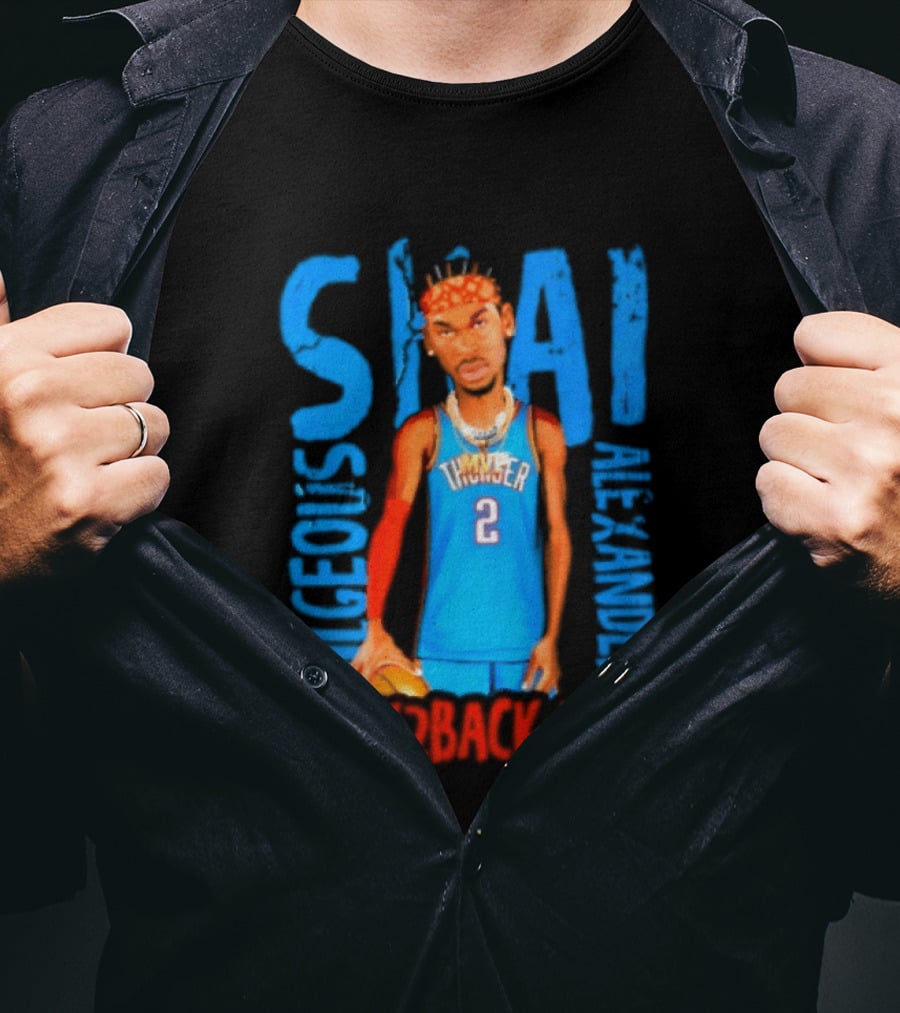 Shai Gilgeous Alexander Back 2 Back MVP Oklahoma City T-Shirt