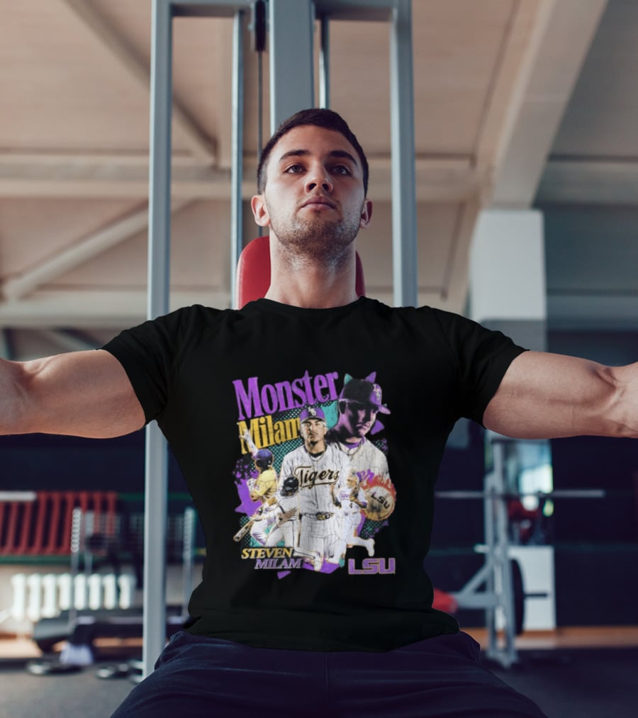 Monster Milam LSU Tigers Steven Milam Baseball T-Shirt