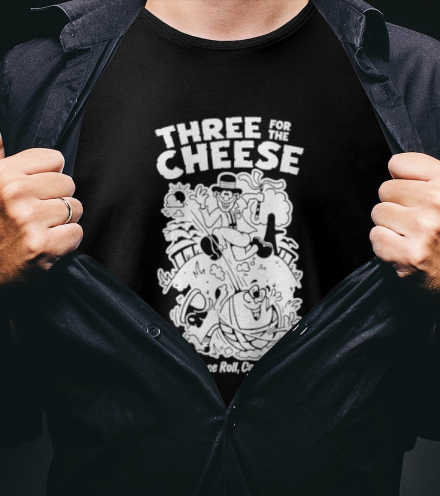 Three For The Cheese Roll Coopers Hill Fun Race Event T-Shirt