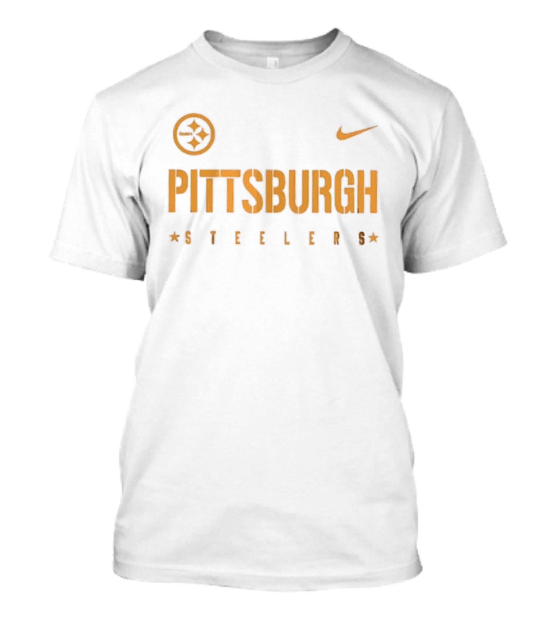 Pittsburgh Steelers Nike Dragon Ball Z Goku Collaboration Two Sided T-Shirt