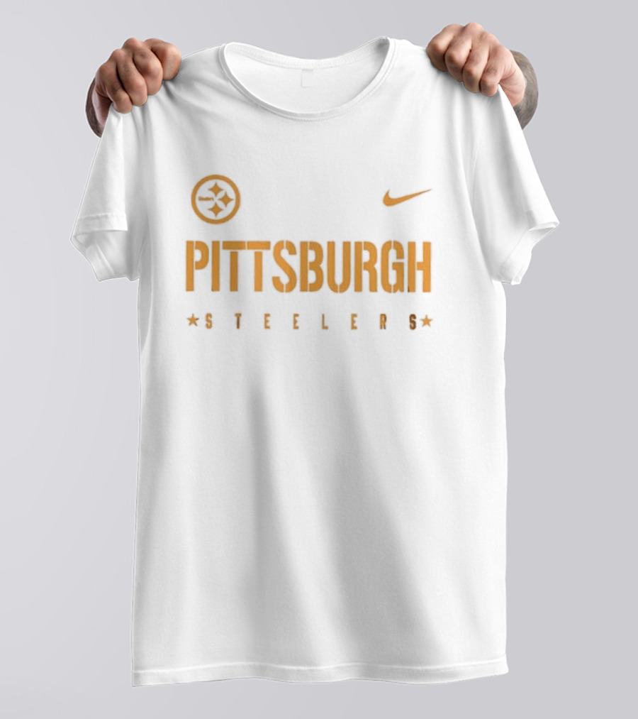 Pittsburgh Steelers Nike Dragon Ball Z Goku Collaboration Two Sided T-Shirt