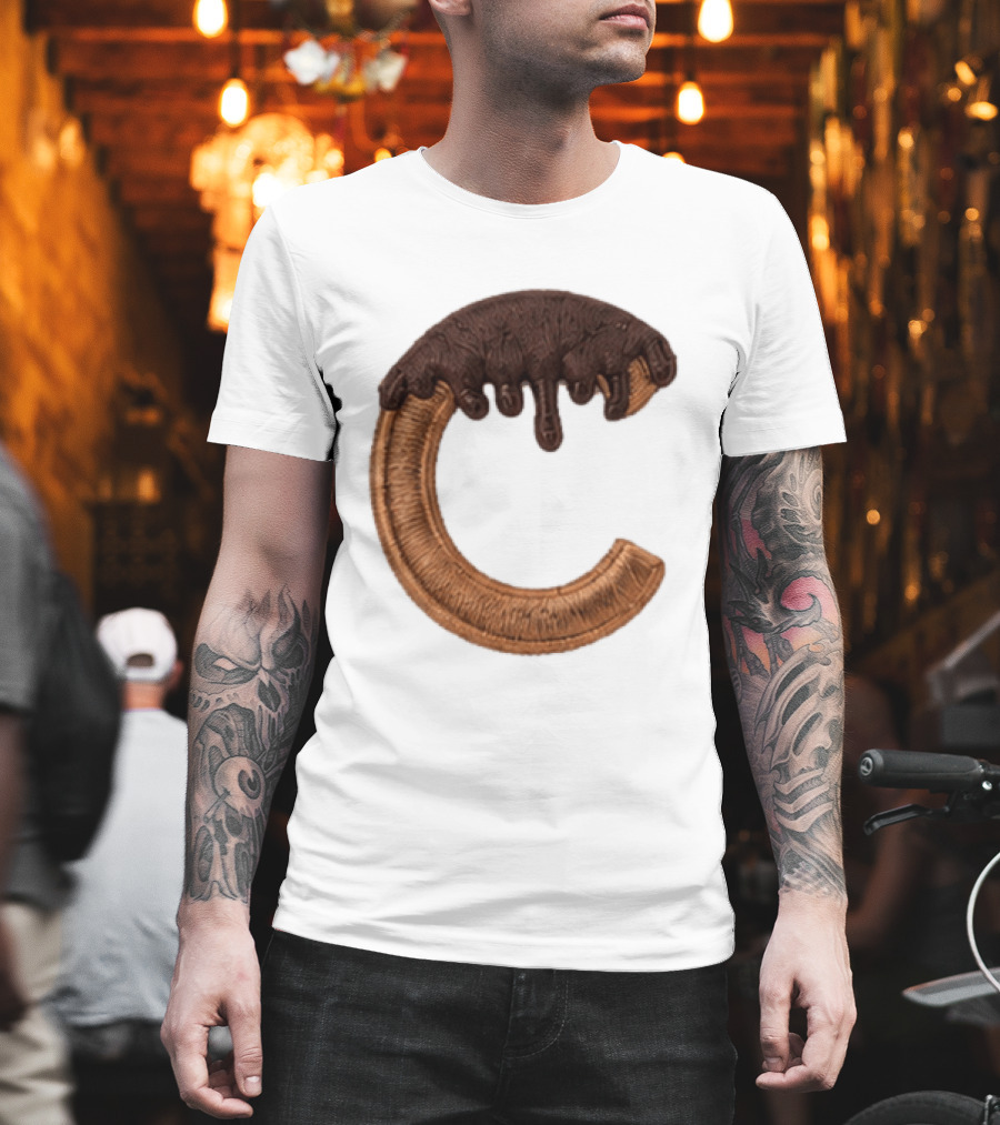 2026 Cubs Chocolate Dipped C Embroidery T-Shirt