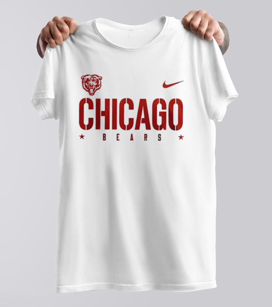 Chicago Bears Nike Heart Design U.S. Coast Guard Semper Paratus Always Ready 1790 T-Shirt