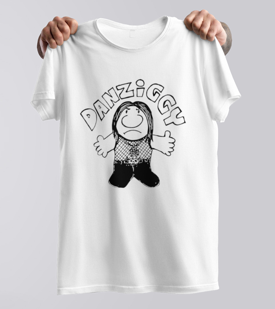 Danziggy Glenn Danzig Heavy Metal Music Gothic Rock Ziggy Comic Strip T-Shirt