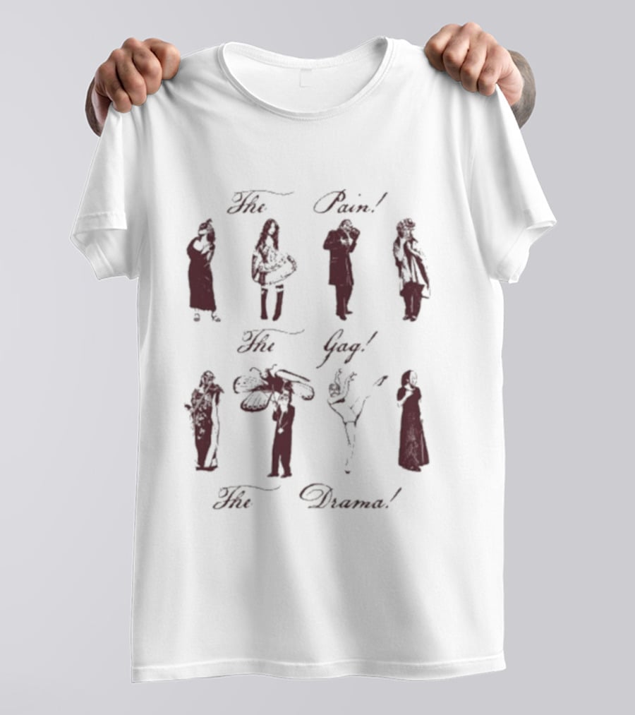 Emei Characters Of The Opera Pain Joy Drama T-Shirt