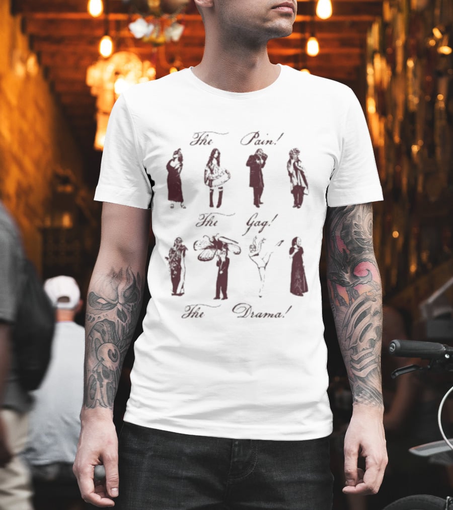 Emei Characters Of The Opera Pain Joy Drama T-Shirt