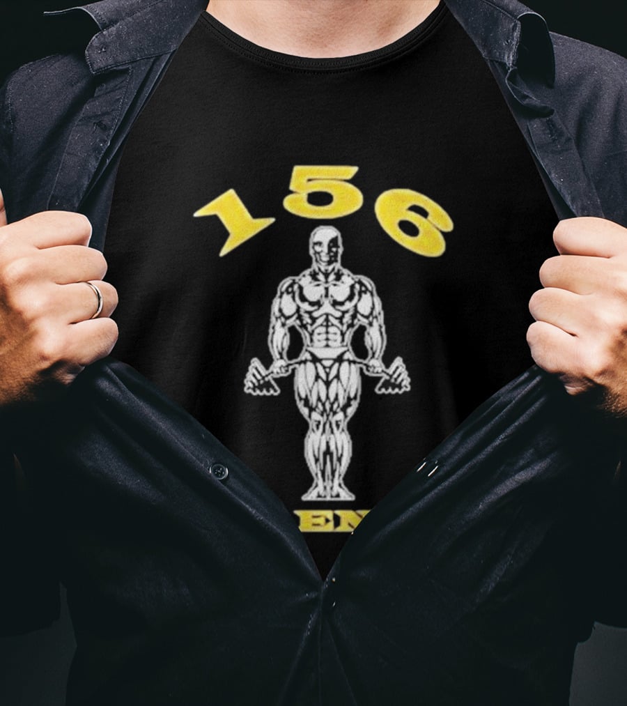 156 Silence Bodybuilder Icon Fitness Motivation T-Shirt