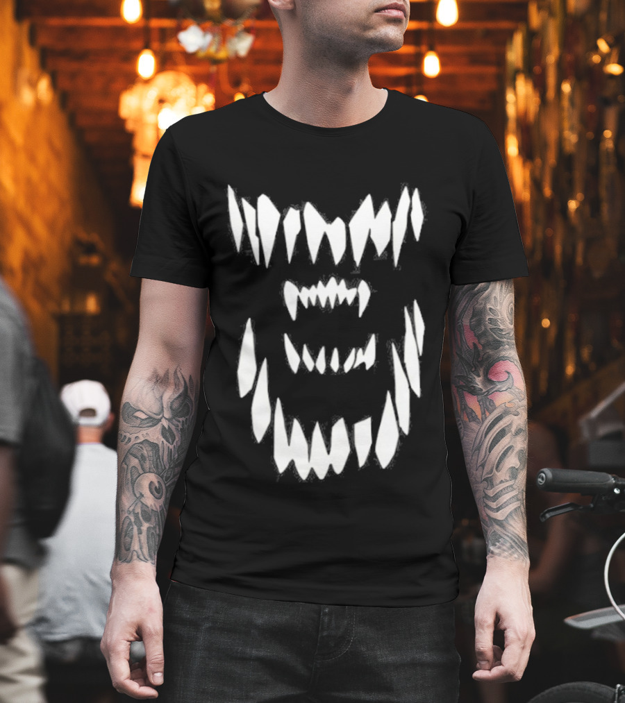 Alien It Takes Two To Mangle Iconic Zigzag T-Shirt