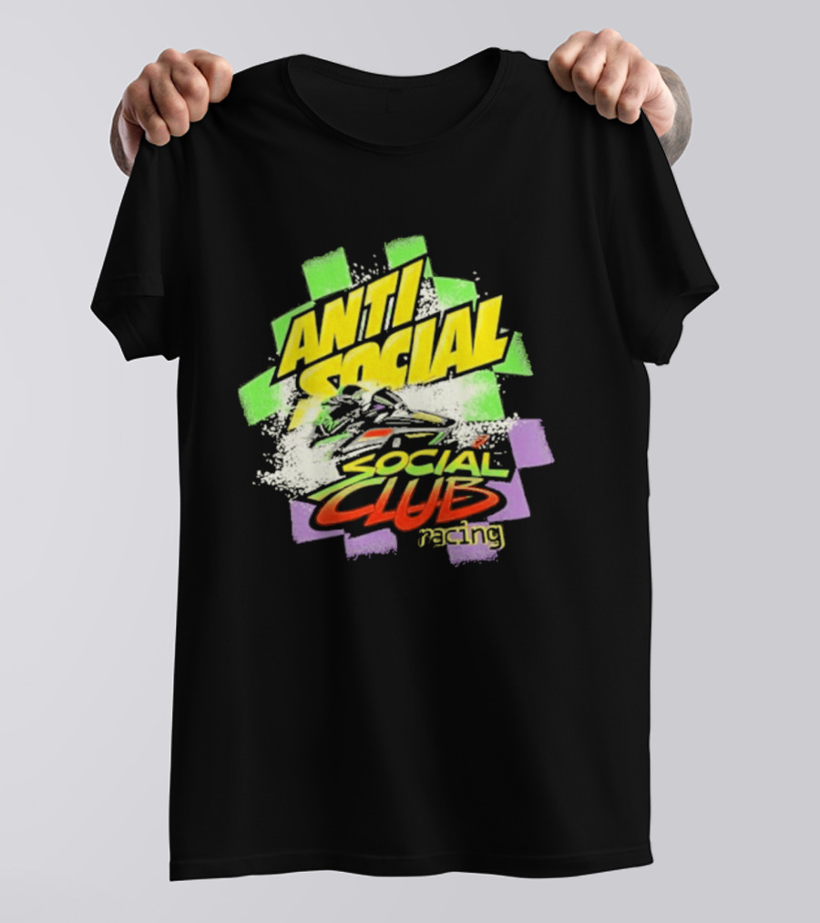 Anti Social Social Club Racing Arctic Snowmobile T-Shirt
