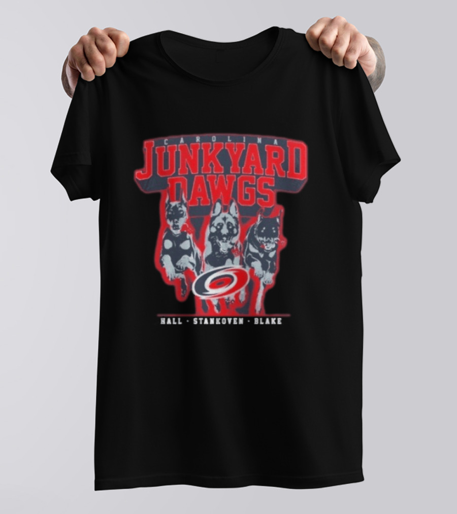 Carolina Junkyard Dawgs Hall Stankoven Blake Hurricanes T-Shirt