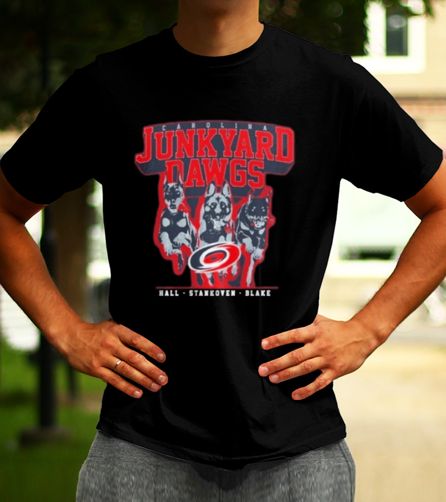 Carolina Junkyard Dawgs Hall Stankoven Blake Hurricanes T-Shirt