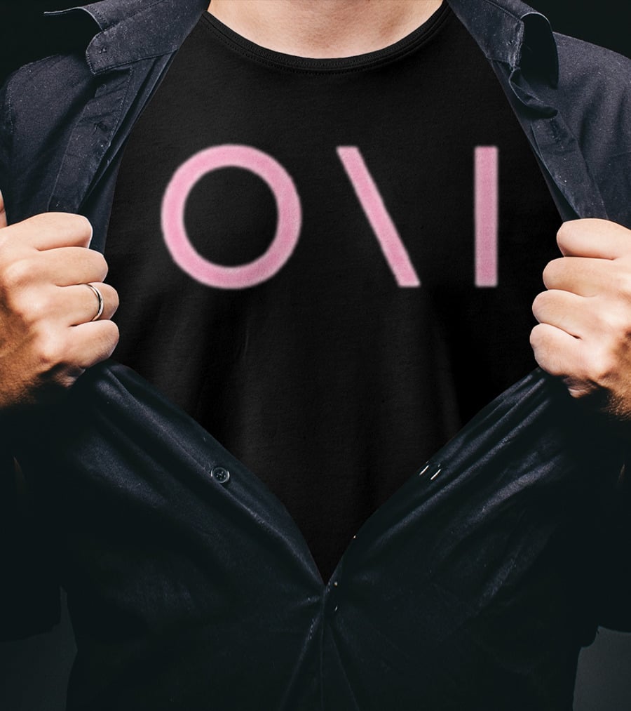 City Slang O Out Into V I Pink T-Shirt