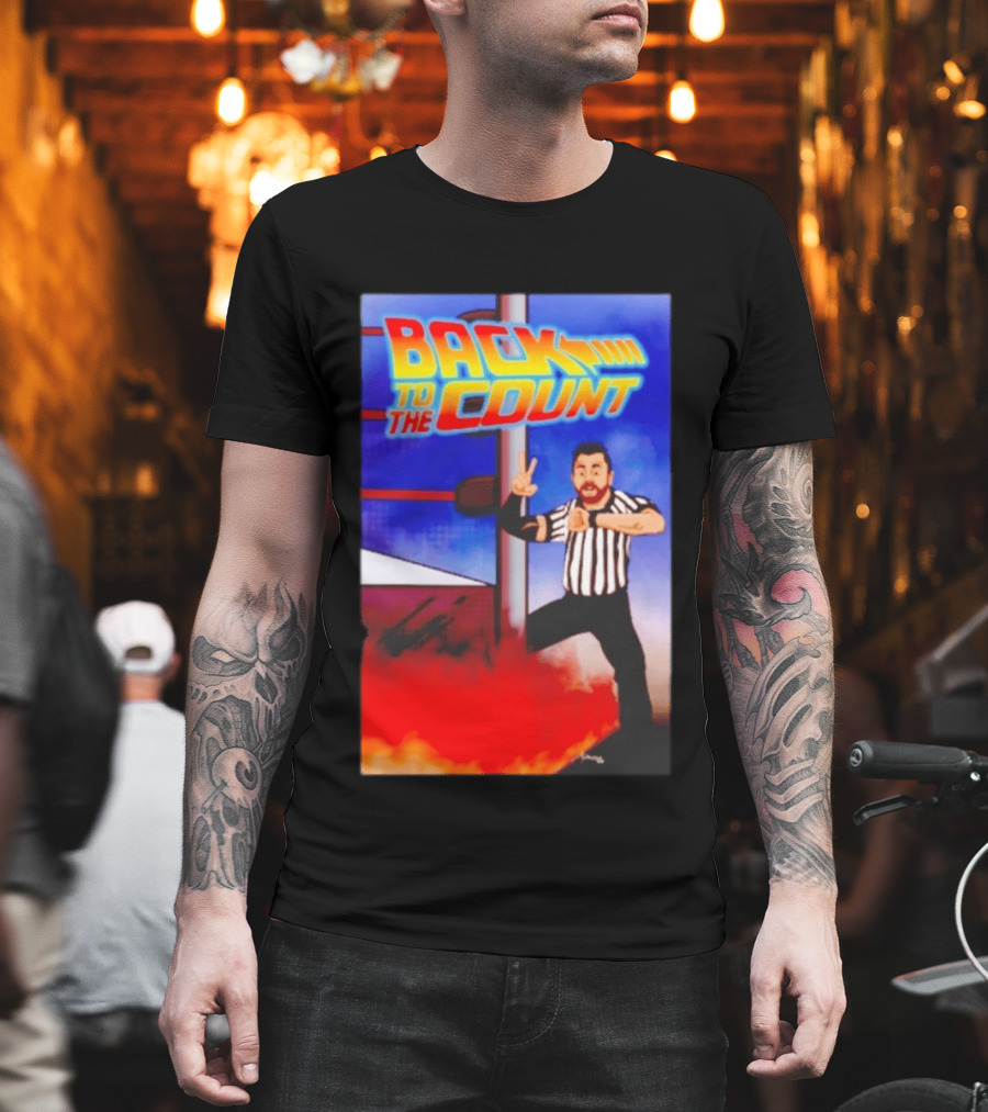Daniel Spencer Back To The Count Wrestling Referee Nostalgia T-Shirt