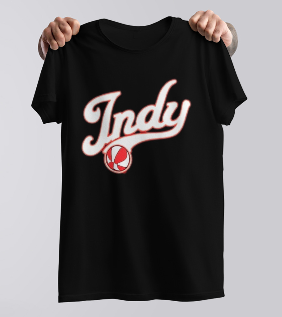 Indy Baseball Red 2023 Casual Classic Sports Style Retro Look T-Shirt